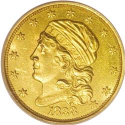 1833 $2 1/2 --Improperly Cleaned--NCS. Unc Details. Bre 