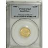 Image 3 : 1843-O $2 1/2 Small Date, Crosslet 4 MS62 PCGS. The ce 