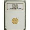 Image 1 : 1870 $2 1/2 AU55 NGC. Bright yellow-gold surfaces reta 