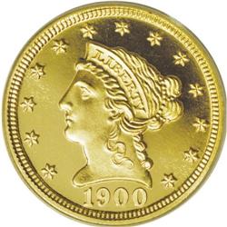 1900 $2 1/2 PR67 Deep Cameo PCGS. This is a stunning b 