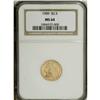 Image 1 : 1909 $2 1/2 MS64 NGC. This Choice and lustrous represe 