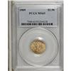 Image 3 : 1909 $2 1/2 MS65 PCGS. At a distance, the color of thi 