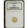 Image 1 : 1914 $2 1/2 MS62 NGC. The strike is sharp and surface 
