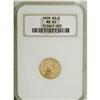 Image 1 : 1929 $2 1/2 MS63 NGC. This straw-gold two and a half d 
