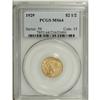 Image 1 : 1929 $2 1/2 MS64 PCGS. The honey-gold surfaces are bri 