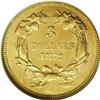 Image 2 : 1872 $3 MS62 NGC. Ex: Reed. This low-mintage issue is 