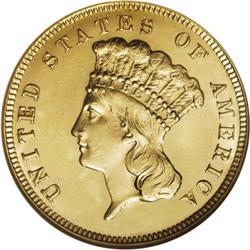 1888 $3 MS64 NGC. This issue represents an unusual num 