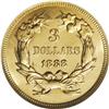 Image 2 : 1888 $3 MS64 NGC. This issue represents an unusual num 