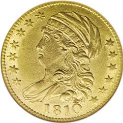 1810 $5 Large Date, Large 5--Damaged--ANACS. AU50 Deta 