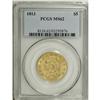 Image 3 : 1813 $5 MS62 PCGS. Breen-6467, BD-2, R.4. This is the 