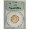 Image 1 : 1860 $5 AU50 PCGS. This sharp and lustrous example app 