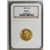Image 3 : 1899-S $5 MS65 NGC. This issue is much scarcer than th 