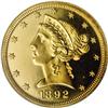 Image 1 : 1892 $5 PR66 S Cameo NGC. The mintage of proof 1892 h 