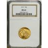 Image 3 : 1911 $5 MS65 NGC. This pleasing honey-gold Gem has vib 