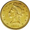 Image 1 : 1843-O $10 AU55 PCGS. This issue had the third highest 