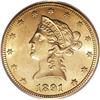 Image 1 : 1891-CC $10 MS62 PCGS. The most common CC-mint eagle, 