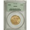 Image 1 : 1894 $10 MS64 PCGS. An exquisitely struck yellow-orang 