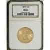 Image 1 : 1899 $10 MS64 NGC. Bright peach-gold surfaces exude gr 
