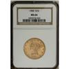 Image 1 : 1900 $10 MS64 NGC. A sharply struck honey-gold example 