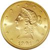 Image 1 : 1901-S $10 MS65 NGC. A shining honey-hued example of t 