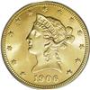 Image 1 : 1906 $10 MS65 PCGS. Well struck except for minor weakn 