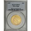 Image 3 : 1907 $10 Wire Rim MS64 PCGS. This impressive near-Gem 
