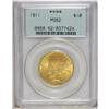 Image 1 : 1911 $10 MS62 PCGS. Unusually well struck with glowing 