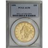 Image 3 : 1850 $20 AU50 PCGS. 1850 saw the introduction of the d 