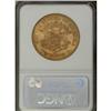 Image 2 : 1856-S $20 AU58 NGC. This pleasing 1856-S double eagle 