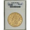 Image 3 : 1863 $20 --Cleaned--ANACS. AU55 Details. During the Civ 