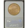 Image 4 : 1866 $20 AU58 NGC. FS-G20-1866-801. IN GOD is die doub 