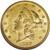 Image 1 : 1867 $20 MS60 NGC. The Garrett-Guth Gold Encyclopedia 