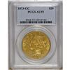 Image 3 : 1873-CC $20 AU55 PCGS. The 1873-CC double eagle is usu 