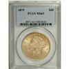 Image 3 : 1875 $20 MS63 PCGS. A small hoard of 1875 double eagle 