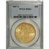 Image 3 : 1887-S $20 MS63 PCGS. Like so many other San Francisco 