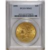 1898 $20 MS62 PCGS. A lustrous gold-orange representat 