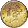 1898 $20 MS63 PCGS. Well struck and highly lustrous, w 