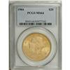 1904 $20 MS64 PCGS. A satiny orange-gold representativ 