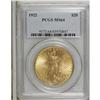 Image 1 : 1922 $20 MS64 PCGS. Choice and attractive with lovely 
