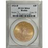 Image 3 : 1924-D $20 MS64 PCGS. Ex: Brahin. This is a stunning n 