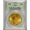 Image 1 : 1928 $20 MS65 PCGS. Rich apricot centers are bounded b 
