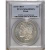 Image 1 : 1878 7/8TF S$1 Weak MS63 Deep Mirror Prooflike PCGS. L 