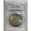 Image 1 : 1878 7TF S$1 Reverse of 1879 MS64 PCGS. Glowing luster 
