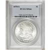 Image 1 : 1878-S S$1 MS66 PCGS. Boldly struck and lightly froste 