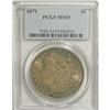 Image 1 : 1879 S$1 MS65 PCGS. Soft reddish-gold patina with gree 