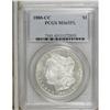 Image 1 : 1880-CC S$1 MS65 Prooflike PCGS. The fields are bright 