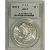 Image 1 : 1880-S S$1 MS67 PCGS. Dazzling luster enlivens both si 