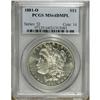 Image 1 : 1881-O S$1 MS64 Deep Mirror Prooflike PCGS. A decisive 