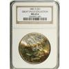 Image 1 : 1881-S S$1 MS65 S NGC, two pieces, each with vibrant 