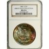 Image 3 : 1881-S S$1 MS65 S NGC, two pieces, each with vibrant 